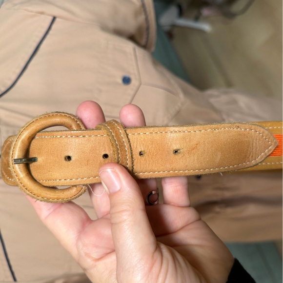 Leather Aztec woven belt size 38” main image 9